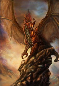 Dragon by bloodybarbarian-d3jp97t by Art of Okan via DeviantArt.com